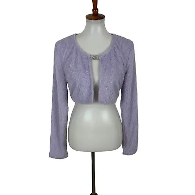 Shane Justin Women’s Sweater Cardigan XL Purple Long Sleeve • $22.50