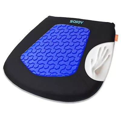 Sojoy Exposed Gel Car Seat Cushion Orthopedic Comfort Memory Foam Pad For Driver • $29.99