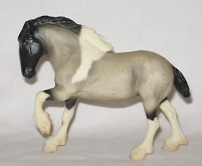 Paddock Pal Little Bit Breyer Horse Gray Sabino Paint Clydesdale • $42.74