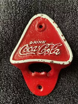 Vintage Coca Cola Bottle Opener Wall Or Bar Mounted - Mancave • £10