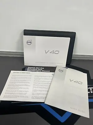 Volvo V40 Owners Pack / Handbook / Manual + Wallet 2016~2019 (2017)!!! • $44.14