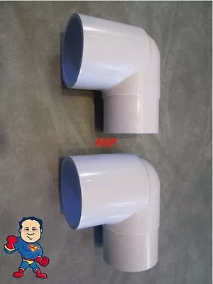 2X Hot Tub Spa 90° ELL 2  Street X 2  Slip Plumbing PVC Fitting How To Video   • $14.99
