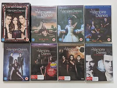 Vampire Diaries - Season's 1-7 (35 Disc) Reg 4 New Sealed Sent Tracking (Red 3) • $30