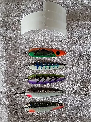 Moonshine Glow Assortment Lot Of 5  Lures Glow Envelope 16.      4 1/2 Inch Long • $24