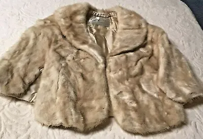 $134.99 • Buy Vintage CAPUELLI California Real Fur Stole Cape Shawl Wrap Shrug