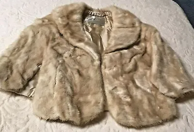 Vintage Capuelli California Real Fur Stole Cape Shawl Wrap Shrug • $139.99