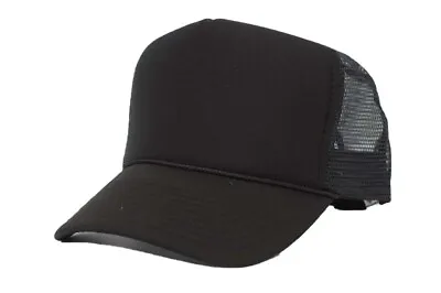 Trucker Hat Foam Mesh Baseball Cap Adjustable Snapback Solid Plain Men Hats • $8.45