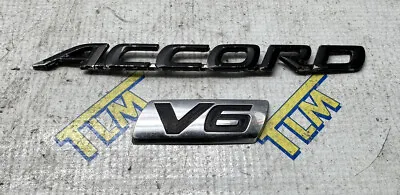 03-07 Honda Accord V6 Trunk Logo Badge Chrome Emblem 04 05 06 2007 Sedan OEM • $24.99