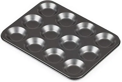 £5.45 • Buy 12 Cup Muffin Cupcake Bunsheet Non-Stick Baking Tray Tin Fairy Cake Premium Dish
