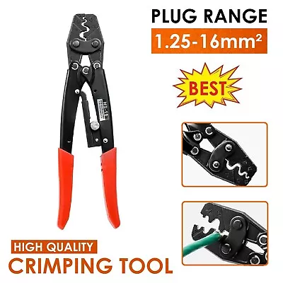 1.25-16mm² Wire Crimper Cable Plier Terminal Anderson Plug Lug Crimping Tool • $34.99