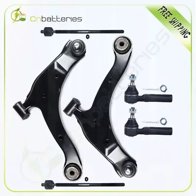 6PCS Suspension Kit Front Lower Control Arm Assembly Tie Rod Ends For Dodge Neon • $91.79