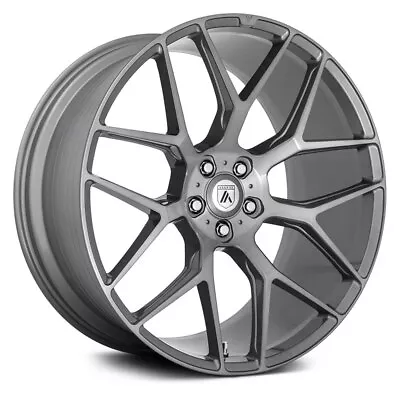 Asanti ABL-27 DYNASTY Wheels 22x10.5 (35 5x130 84.1) Titanium Rims Set Of 4 • $2000