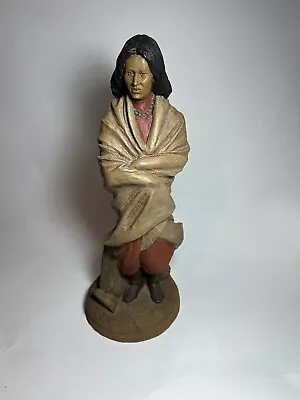 Vintage Sacajawea And Baby | Resin | Artist Tom Clark | Hand Carved/Made | #66 • $35