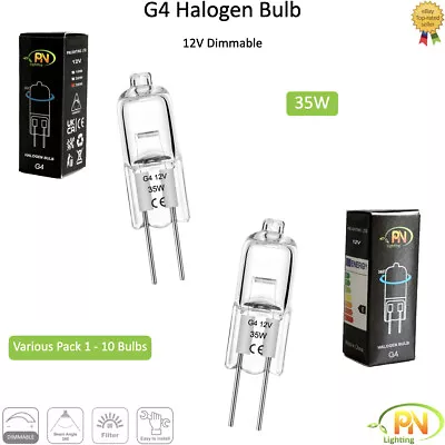 G4 Halogen Bulb 35W Dimmable Long Life Capsule Lamps 220~240V 1 To 10 Bulbs • £2.20