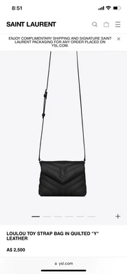 $2000 • Buy YSL Loulou Toy Bag 