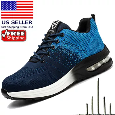 Indestructible Mens Work Boots Steel Toe Safety Shoes Lightweight Sneakers Size • $43.23