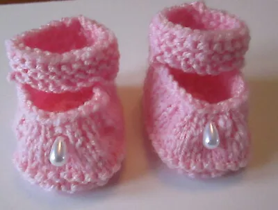 Hand Knitted  Dolls Clothes.Fit Reborn Baby Doll 18 /19  Premature Baby 4/7lb. • £3.75