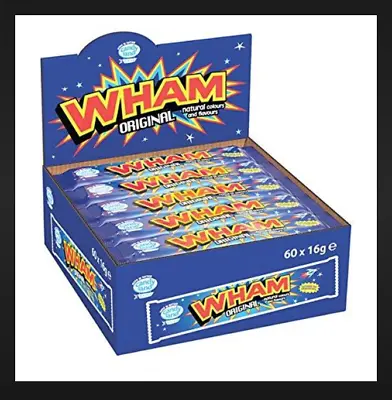 £7.49 • Buy Full Case Wham Chew Bars X 60 Bars Only £7.49  UK Tracked Postage