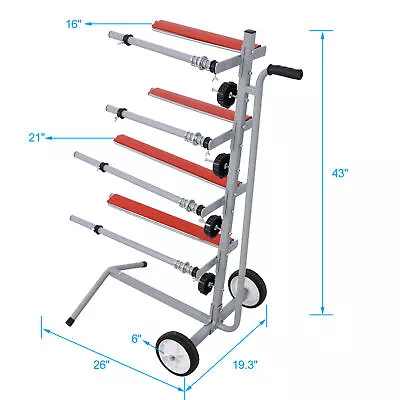 Mobile Tree Style Masking Paper Machine Station Stand Holds Multiple Rolls • $67.29