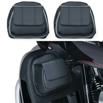 2Pcs Motorcycle Fairing Lower Door Pocket Bag For Harley Touring Trike Tri Glide • $23.98