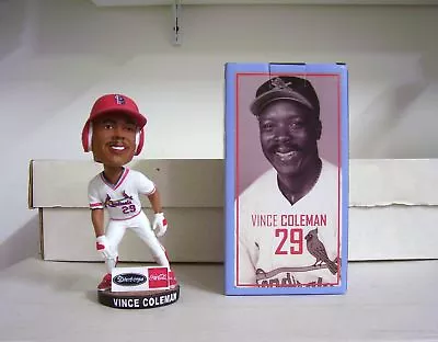 Vince Coleman St. Louis Cardinals Base Stealer St Louis Cardinals Bobblehead • $59.95