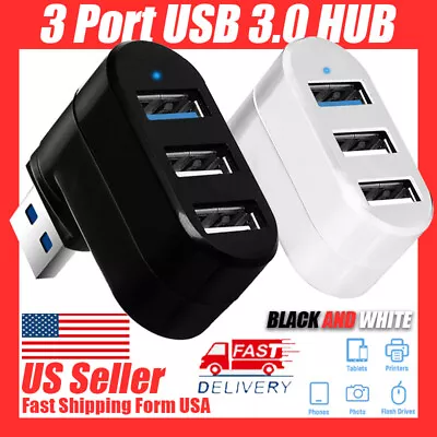 High Speed 3 Port USB 3.0 Multi HUB Splitter Expansion Desktop PC Laptop Adapter • $4.99