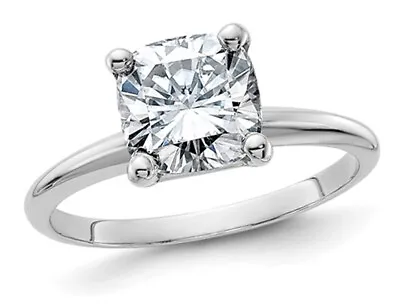 1.80 Carat (2 Ct. Look) Cushion-Cut Moissanite Engagement Ring • $799