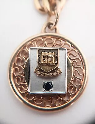 Vtg/antique Yale University Charm Bracele Gold Filled Gf Excellent Condition Htf • $200