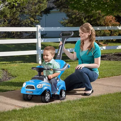 Ride On Car With Push Handle Kids 3-in-1 • £56.03