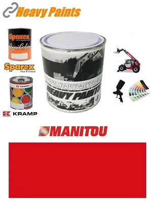 Manitou Telehandler Red Paint High Endurance Enamel Paint 1 Litre Tin • £35