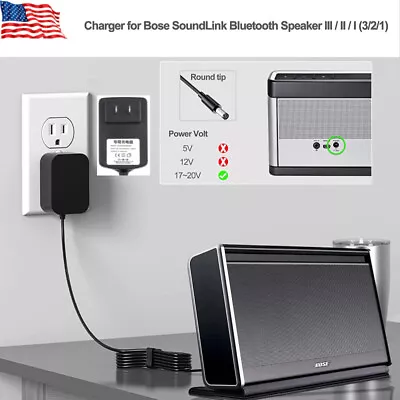 For Bose Soundlink I II III Wireless AC/DC Adapter Charger Mobile Speaker Iii • $9.99