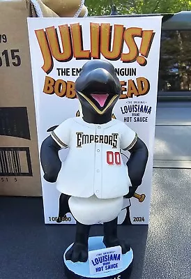 Rome Emperors “Julius” Penguin Mascot Bobblehead SGA 4/13/24 • $39.99