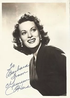 MAUREEN O'HARA Original Vintage HANDSIGNED Photograph PORTRAIT 1950's • $79.50