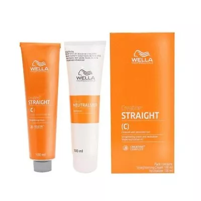 WELLA WELLASTRATE Permanent Straight System Hair Straightening Cream # MILD C/S • $29.99