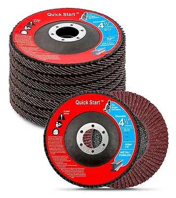 20x Flap Disc 4.5  - 40 Grit Angle Grinder Sanding Grinding Wheels • $21.99