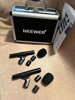  Small Pencil Condenser Mic Set  Microphone W/ Interchangeable Capsules & Case • $39.99