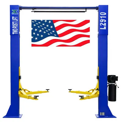  L2910 2 Post Car Lift 9000 LB OVER HEAD Auto Hoist Clear Floor 220 VOLT • $2249