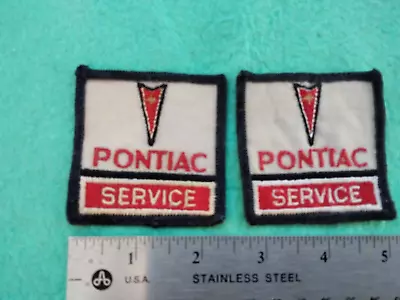 Vintage Pair  Pontiac Parts Dealer Service Patch • $12