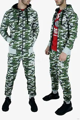 Ecko Men's Designer Camouflage Cotton Tracksuit New Hip Hop Era Is Time Money • £49.99