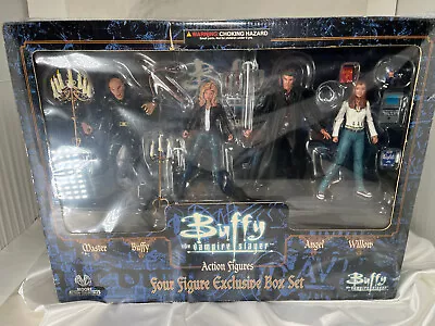 RARE 1999 Moore Buffy The Vampire Slayer 4 Figure Exclusive Box Set NEW IN BOX • $100