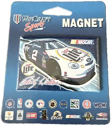 Rusty Wallace #2 Magnet WinCraft Sports 3X2 Refrigerator Magnet Miller Lite New • $4.85
