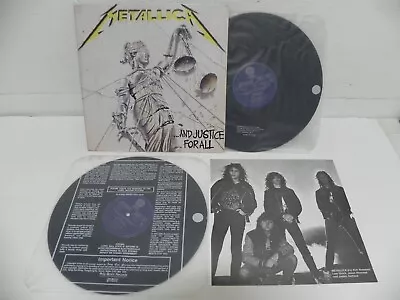 Metallica - And Justice For All 1988 KOREA Sample Promo Double Vinyl LP W/Insert • $136