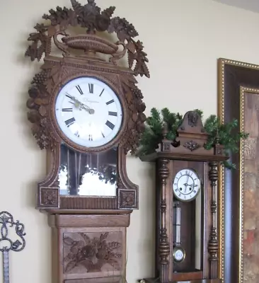 Antique St. Nicholas Long Case Floor Clock ~ Extremely Rare ~  1800 France • $2100