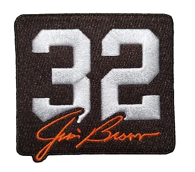 2023 Jim Brown Memorial Jersey Patch - Cleveland Browns - 32 • $8.99