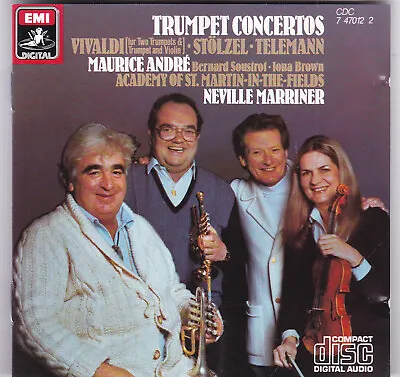 Maurice André Bernard Soustrot - Trumpet Concertos: Stölzel Vivaldi Telemann • £4.13