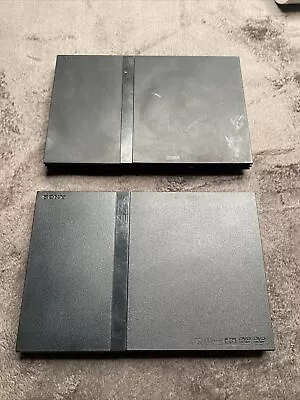 Lot Of 2 PlayStation 2 Slim Consoles Non Working • $29.99