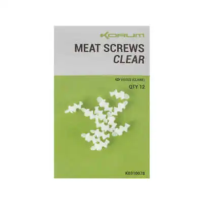 Korum Meat Screws Clear • $2.51