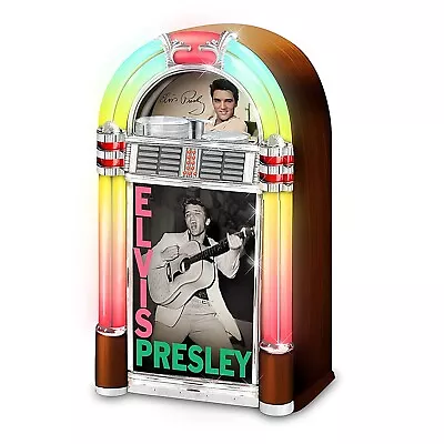 The Bradford Exchange Elvis Presley Jukebox Sculptures #1 W/ Lights And Music 6  • $103.98