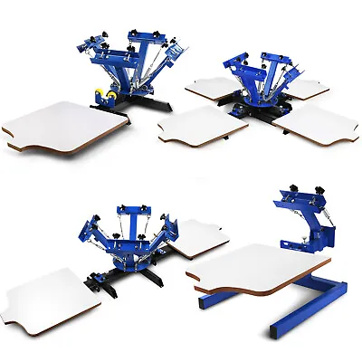 £172.79 • Buy 1in1 4in1 4in2 4in4 Silk Screen Printing Machine T-Shirt Press Equipment DIY Kit