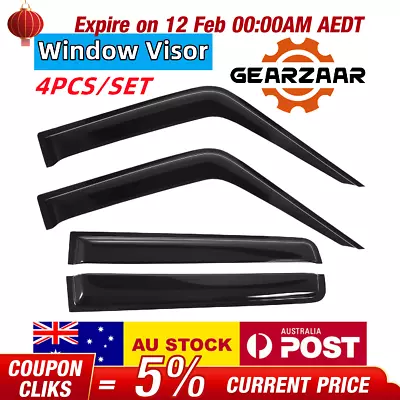 4pcs Weather Shields Window Visors Fit For Toyota Landcruiser 70 76 78 79 Series • $54.49